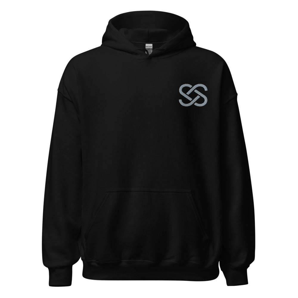 Chrome Knot — Embroidered Hoodie