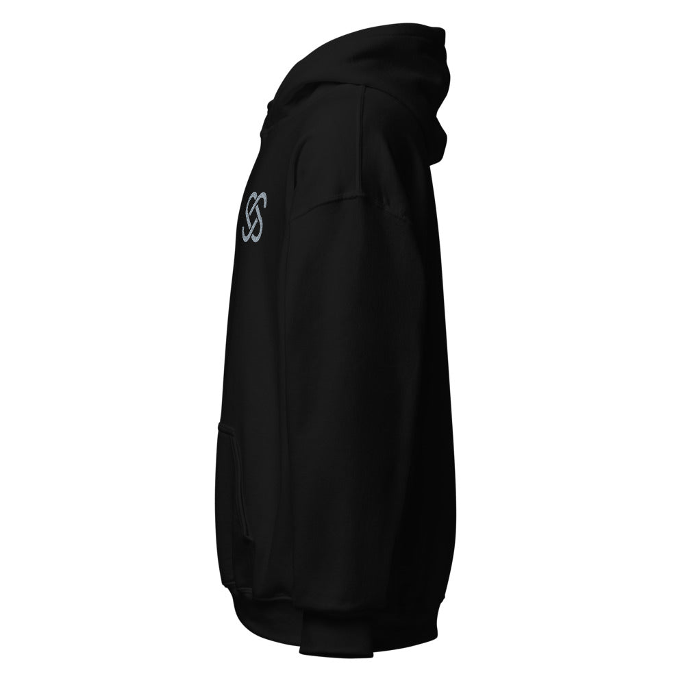 Chrome Knot — Embroidered Hoodie